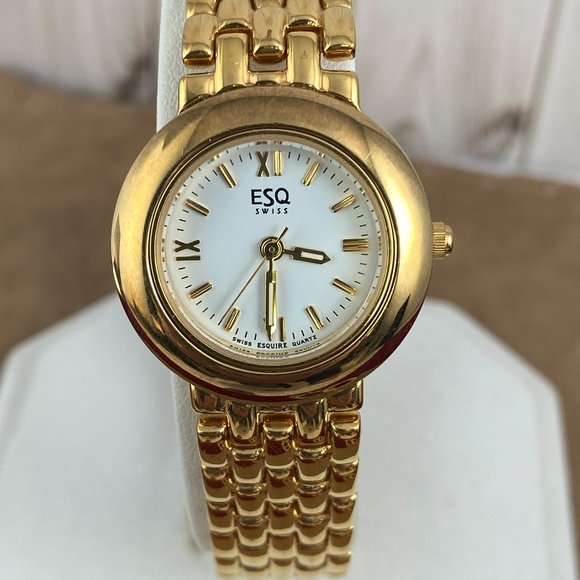 SOLD. Vintage Exquisite Movado EAQ Swiss Watch with 5 Removable Crystal Bezels - Picture 7 of 16